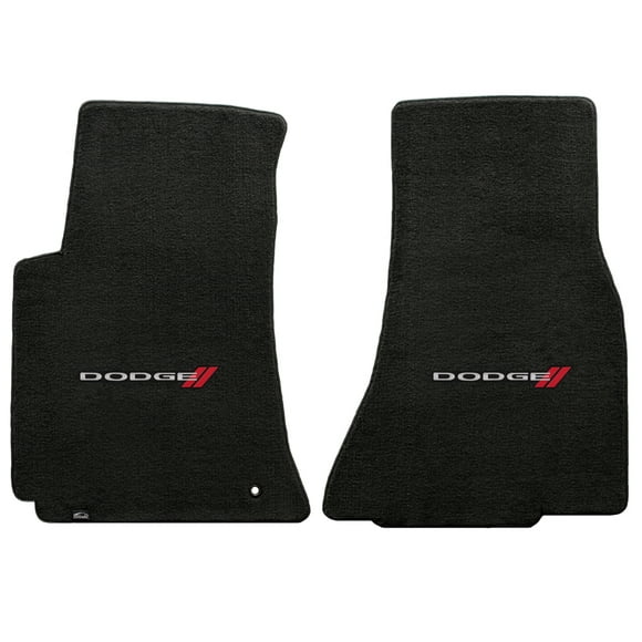 Lloyd Mats Challenger 2008-2010 2Pc Fnt-1962 Ebony-Velourtex - Dodge