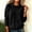 Black, variant on 2026 Fall Winter Women's Crew Neck Fuzzy Fleece Sweatshirt, Drop Shoulder Long Sleeve Solid Loose Pullover Top with Front Kangaroo Pocket for Lounge Outdoor Cold Weather Layering