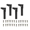 thumbnail image 3 of 4 patas de mesa plegables para muebles, patas de repuesto para mesa de centro DIY 250MM, 3 of 9