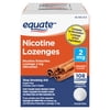 Equate Nicotine Lozenge 2 mg, Cinnamon Flavor, 108 Count – Stop Smoking Aid