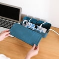 thumbnail image 3 of Socket Organizer Box Steady Multi-purpose Heat Dissipation Desk Waterproof Power Strip Storage Box for Home, 3 of 10