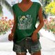 thumbnail image 4 of Camisetas Casuales de Manga Corta Gradiente Impreso Cuello Redondo Superior, Camiseta de Moda de Poliéster para las Mujeres, Lavado a Mano Verano Primavera, 4 of 4