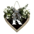 thumbnail image 1 of A Z Apellido Corazón en Forma de Señal de Puerta Delantera Guirnalda Puerta Delantera 26 Letra Granja Guirnalda con Guirnalda Primavera Guirnaldas para Puerta Delantera Fuera Colgando, 1 of 3