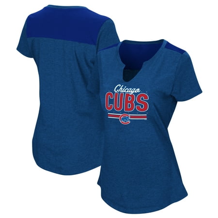 Women's Majestic Royal Chicago Cubs Plus Size Switch Hitter