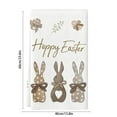 thumbnail image 3 of XGFHYJEH Easter Decoration, Easter Decorations for the Home, Easter Decor, Easter Polyester Cotton Platter Towel Kitchen Rag Easter Towel, 3 of 6