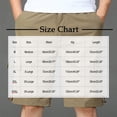 thumbnail image 3 of JIUKE Mens Cargo Shorts Summer Casual Lightweight Solid Color Elastic High Waisted Straight Leg Work Shorts, 3 of 6