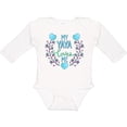 thumbnail image 3 of Inktastic My Yaya Loves Me with Hearts and Flowers Boys or Girls Long Sleeve Baby Bodysuit, 3 of 5