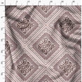 thumbnail image 3 of Soimoi Brown Fabric - By the Yard - 42 Inch Wide - Geometric Floral Textile - Contemporary and Stylish Designs for Fashion and Crafts Printed Fabric, 3 of 6