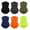 Black+gray+green+navy+orange+neonyellow, variant on Neck Gaiter  6 Pack Uv Protection Bandana Face Mask Gator Scarf For Men Women