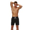 thumbnail image 4 of Tyhengta Men's Swim Trunks Quick Dry Beach Shorts with Zipper Pockets and Mesh Lining YD6 Black 30, 4 of 8
