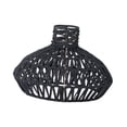 thumbnail image 4 of lionlar Ceiling Light Fixture Covers Woven Rope Lampshade Pendant Lamp Shade for Bedside Black, 4 of 9