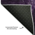 thumbnail image 3 of Addison Rugs Mayfield Washable Transitional Casual Purple Rectangle Rug, 10' x 14', 3 of 6