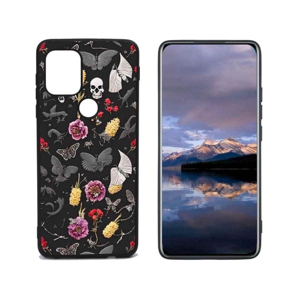 Magical-black-cats-Witchy-Skulls-4 Phone Case, Degined for Moto G Stylus 5G Case Men Women, Flexible Silicone Shockproof Case for Moto G Stylus 5G