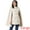Beige, variant on Women's Winter Slit Sleeve Double Breasted Cloak Coat Beige M