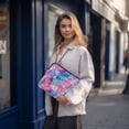 thumbnail image 6 of FORMRS 13-13.3 inch Laptop Sleeve Case Soft Carrying Quilted Computer Bag Cover, Watercolor Blue Marble Pattern, 6 of 7