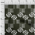 thumbnail image 1 of oneOone Silk Tabby Fabric Geometric Kasuri Print Fabric BTY 42 Inch Wide, 1 of 4