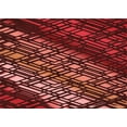 thumbnail image 1 of Ahgly Company Machine Washable Indoor Rectangle Transitional Maroon Red Area Rugs, 8' x 10', 1 of 7