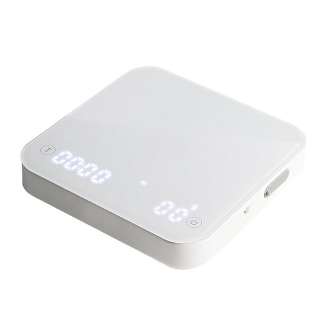Báscula de Café con Temporizador, Báscula de Café Expreso, Báscula Digital Portátil Recargable para Cocina, Báscula Digital para Hornear, Cocina Baris