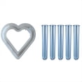 thumbnail image 1 of Molde de Silicona para Maceta con Forma de Corazón, Jarrón Hidropónico de Amor DIY, Regalos Artesanales, Moldes de Fundición de Resina de Yeso para Decoración del Hogar, 1 of 5