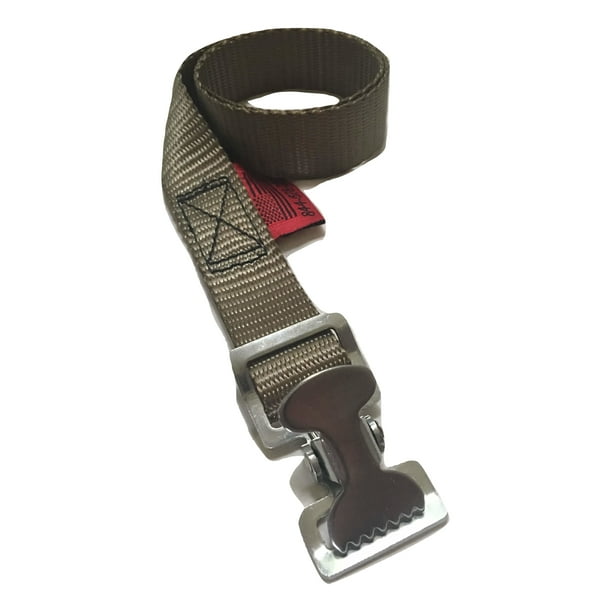 1" x 30 inch Stainless Steel Alligator Spring Clip Tourniquet Wrap