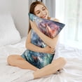 thumbnail image 3 of KLL Ink Style Wave Dragon Pattern Silk Pillowcase for Hair and Skin Standard Size 20"X 30" Soft Breathable Pillow Covers for Sleeping, 3 of 6
