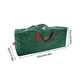 thumbnail image 3 of Bolsa para Guardar El Árbol de Navidad | Bolsa de Transporte Portátil, Resistente a La Humedad y Al Polvo para Artículos Navideños | Gran Capacidad: 165 X 76 X 38 Cm | Material Pe Verde | 1 Unidad, 3 of 6