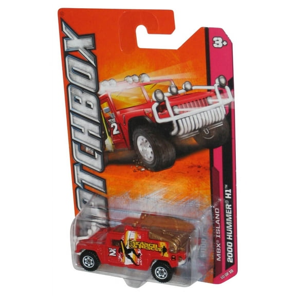 Matchbox MBX Island 10/10 2000 Hummer H1 Red Toy Vehicle 100/120