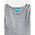 thumbnail image 2 of Wonder Nation Girls' Shimmer Knit Dress with Long Sleeves, Sizes 4-18 & Plus, 2 of 3