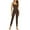 Coffee, variant on YouLoveIt Body Shapers For Women Full Body Built In Shapewear One Piece Tank Top Sleeveless Long Pants Yoga Unitard Rommpers Round Neck Sports Romper