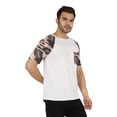 thumbnail image 3 of Inkmeso Raglan Short Sleeves T-Shirt For Men's Loose Fit Printed Casual Tee W/ Patch Pocket, 3 of 7