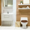 thumbnail image 4 of Design House Dalton Wooden Soft Close Toilet Seat, 4 of 14