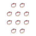 thumbnail image 3 of Sonducket 2 Pieces Tibetan Copper Beads Bracelet Bangle Lover Buddhist Drawstring Women Men Braided Lucky Hand Handmade Chain Cord 15-22cm 10Conjunto, 3 of 6