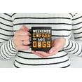 thumbnail image 2 of Weekends, Coffee and Dogs, Black 11oz Ceramic Mug, 2 of 5