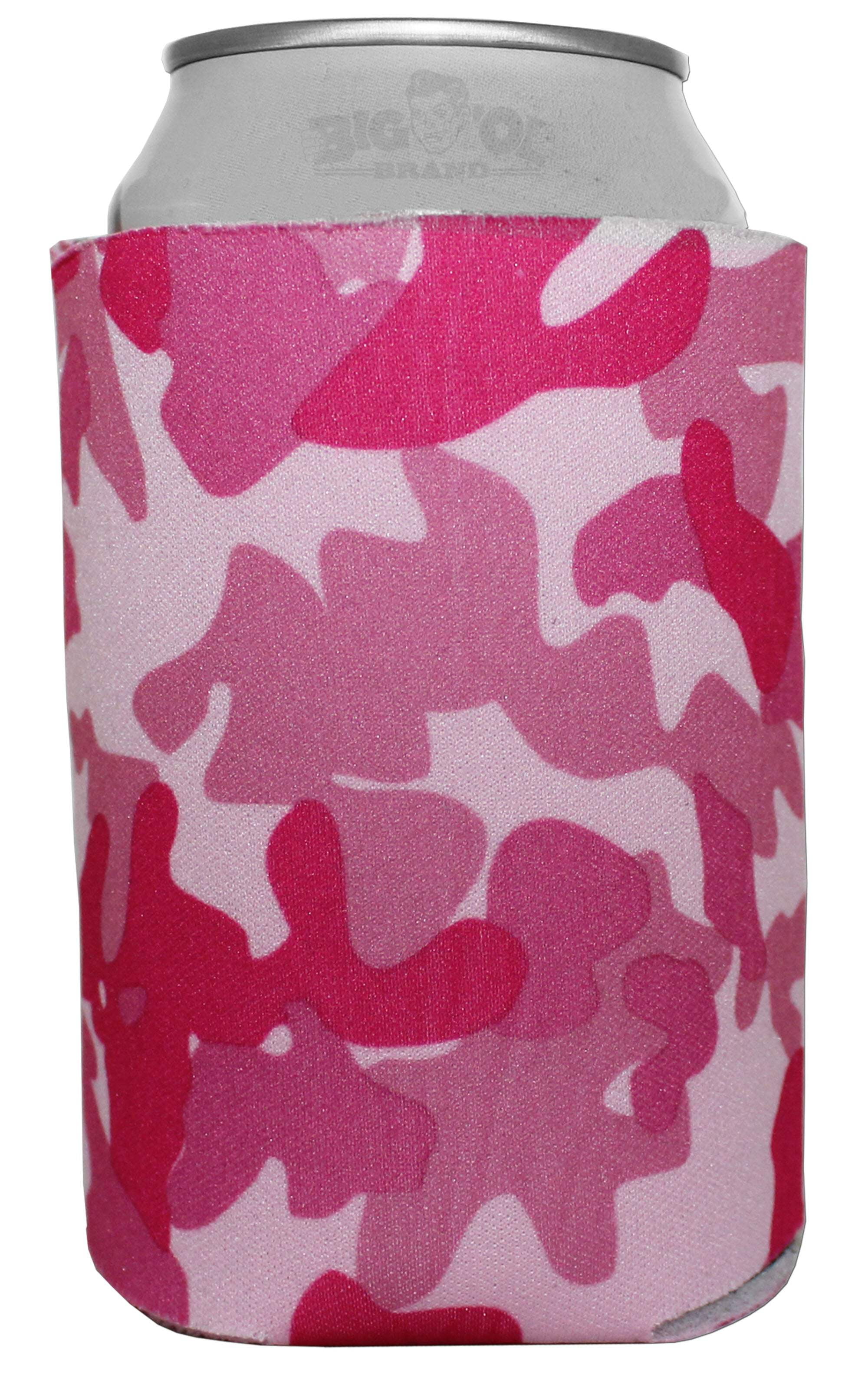 Big Ol' 100 Premium Blank Beverage Coolers (Pink Camo)
