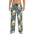 thumbnail image 2 of Kdxio Squirrel And Leaves Print Men's Sleep Pajama Pant Lounge Pants with Pockets, 2 of 8