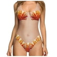 thumbnail image 2 of Tqyyweavej One Piece Funny Swimsuit Women Novelty Sleeveless Bathing Suits Tummy Control Flattering Body Print Beach Swimwear S-2XL, 2 of 5