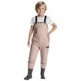 thumbnail image 3 of MEZZALL Girls Waterproof Rain Bib Pants Overalls Rain Trousers Lightweight Mud Pants Rainwear Toddler Kids Summer Beach Pool Outfits Playwear Casual Outfits Dailywear Fashionable / 3.5-4years, 3 of 8