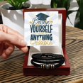 thumbnail image 5 of Men's Graduation Believe in Yourself and Anything is Possible Bracelet, 5 of 10