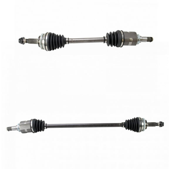TRQ 2pc Front CV Axle Shaft Assembly Set LH RH for 09-18 Corolla Vibe Matrix CSA64165