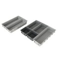 thumbnail image 3 of Silverware Drawer Organizer, Multifunction Silverware Tray Sturdy Plastic 5 Pieces  For Cafe, 3 of 8