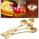 thumbnail image 4 of Juego de 8 cucharas de flores, cucharas de té reutilizables de acero inoxidable, cuchara para revolver, cuchara de café, cuchara para mezclar, vajilla para fiestas de té. Juego de 8 cucharas de, 4 of 7