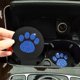 thumbnail image 4 of Posavasos antideslizante para coche con estampado en caliente de huellas de perro y purpurina Univer V2E1, 4 of 7