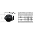 thumbnail image 3 of UL Listed Non-Metallic Electrical Liquid Tight Conduit Straight Fittings, 3 of 4