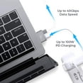 thumbnail image 1 of Adaptador de expansión Dual tipo C Ehuebsd para MacBook Pro/Air Conector USB, 1 of 8