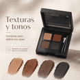 thumbnail image 4 of Kit Estuche Perfeccionador De Cejas Zermat Eleganzza 4 g Con 4 Tonos Cera Pigmentada Sombras Pinzas Aplicador Y Espejo, 4 of 6