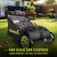 thumbnail image 2 of Sun Joe Manual Leaf Sweeper, Lightweight 21" Yard Lawn Tool with 22 Gallon Collection Bag, 2 of 5