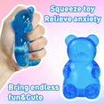 thumbnail image 2 of Juguete Squishy Oso tngtswwcv de silicona para aliviar el estrés, 8 cm, 2 of 7