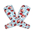 thumbnail image 2 of Fotbe Flowers and Lady Bugs UV Sun Protection Arm Sleeves - Tattoo Cover Up - Basketball Arm Sleeve UPF 50 Cooling for Men Women, 2 of 8