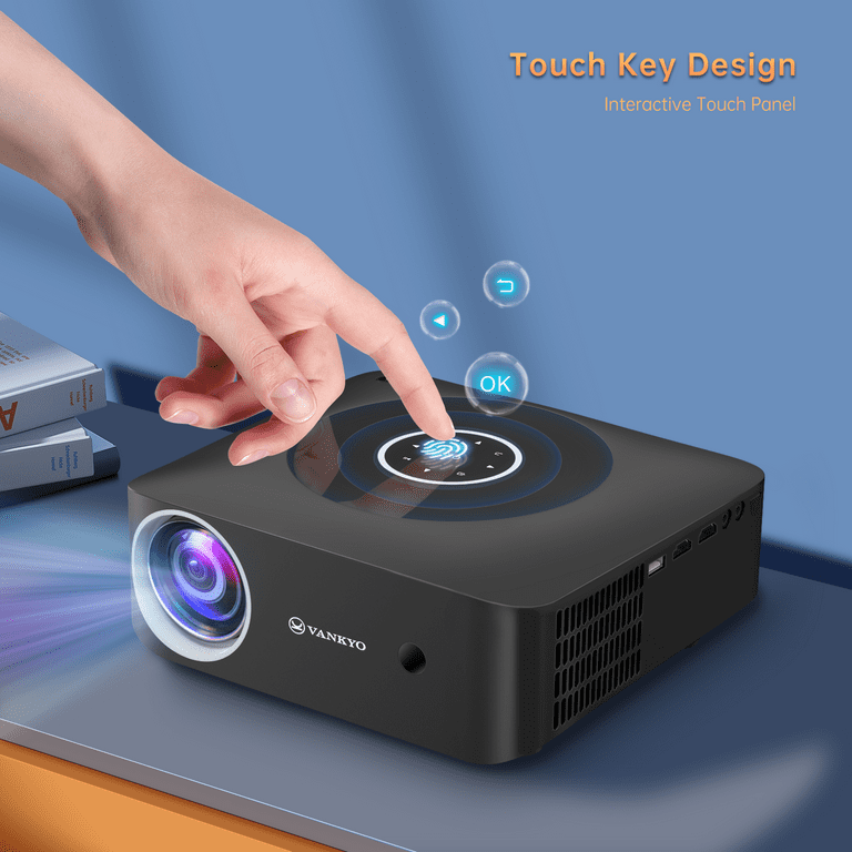 VANKYO Leisure E30WT Native 1080P Full HD Video Projector, 5G WiFi Projector  Supports 4K, LCD, Portable Projector Compatible with TV Stick, HDMI, USB,  Laptop, iOS & Android 