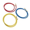 thumbnail image 1 of Air Conditioner Charging Hoses Tube, 1/4in Blue Red Yellow 90cm Long Refrigerant Charging Hose  for R22 R134 R410a, 1 of 8